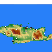 Nearby Forecast Locations - Nea Alikarnassos - Map