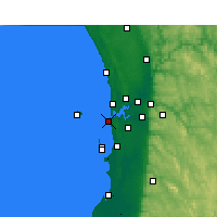 Nearby Forecast Locations - Fremantle - Map