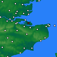 Nearby Forecast Locations - Wokingham - Map