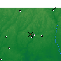 Nearby Forecast Locations - Ozark - Map