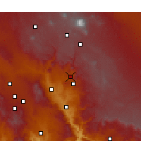 Nearby Forecast Locations - Sedona - Map