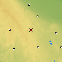 Nearby Forecast Locations - Slayton - Map