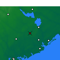 Nearby Forecast Locations - Summerville - Map
