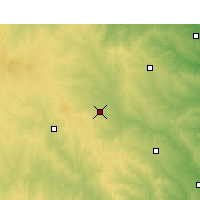 Nearby Forecast Locations - Comanche - Map