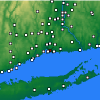 Nearby Forecast Locations - East Haven - Map