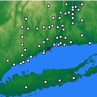 Nearby Forecast Locations - Milford - Map