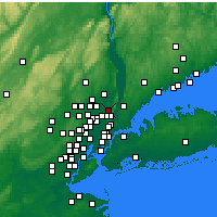 Nearby Forecast Locations - Bergenfield - Map