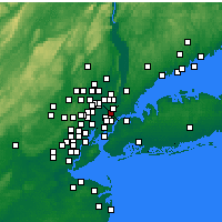 Nearby Forecast Locations - Cliffside Park - Map