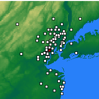 Nearby Forecast Locations - Hillside - Map
