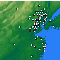 Nearby Forecast Locations - South Plainfield - Map
