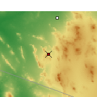 Nearby Forecast Locations - Ajo - Map
