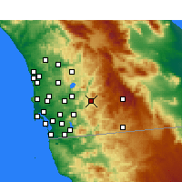 Nearby Forecast Locations - Alpine - Map