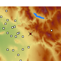 Nearby Forecast Locations - Apache Junction - Map