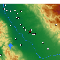 Nearby Forecast Locations - Atwater - Map