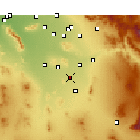 Nearby Forecast Locations - Casa Grande - Map