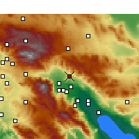 Nearby Forecast Locations - Desert Hot Springs - Map