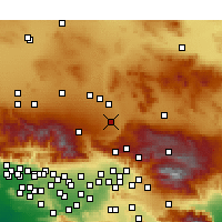 Nearby Forecast Locations - Hesperia - Map