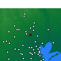 Nearby Forecast Locations - Humble - Map