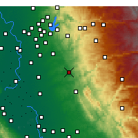 Nearby Forecast Locations - Ione - Map