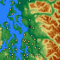 Nearby Forecast Locations - Marysville - Map