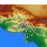 Nearby Forecast Locations - North Hills - Map