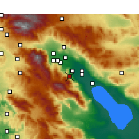 Nearby Forecast Locations - Palm Desert - Map