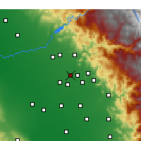 Nearby Forecast Locations - Parlier - Map