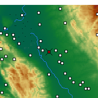 Nearby Forecast Locations - Ripon - Map