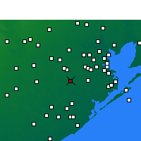 Nearby Forecast Locations - Rosharon - Map