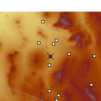Nearby Forecast Locations - Sahuarita - Map