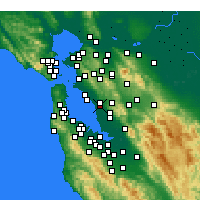 Nearby Forecast Locations - San Lorenzo - Map