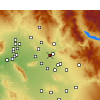 Nearby Forecast Locations - Scottsdale - Map