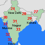 Forecast Sun Feb 25 India
