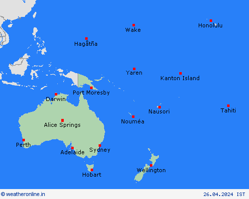   Pacific Forecast maps