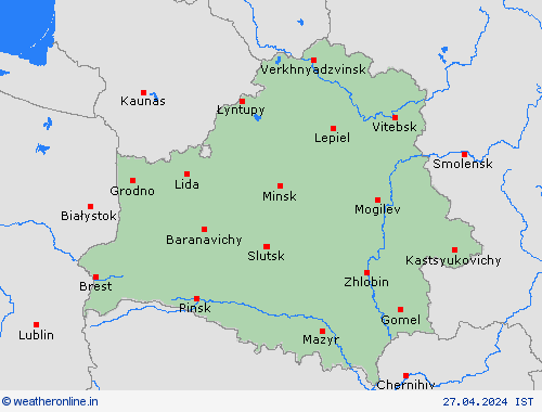  Belarus Europe Forecast maps