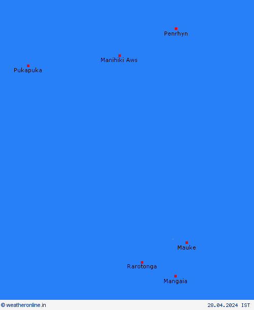  Cook Islands Pacific Forecast maps