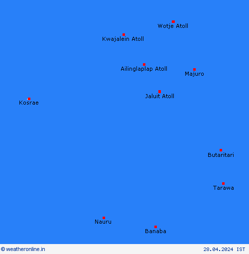  Marshall Islands Pacific Forecast maps
