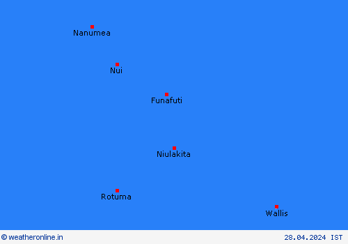  Tuvalu Pacific Forecast maps