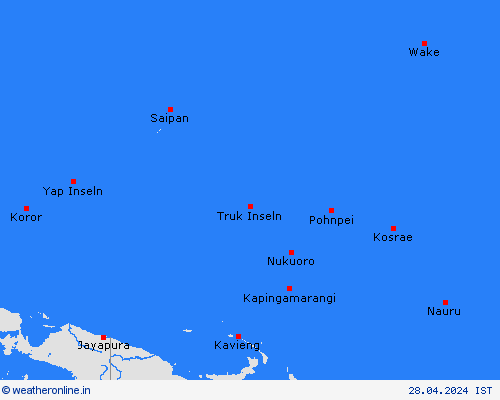  Wake Island Pacific Forecast maps