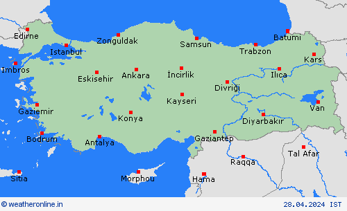  Turkey Europe Forecast maps