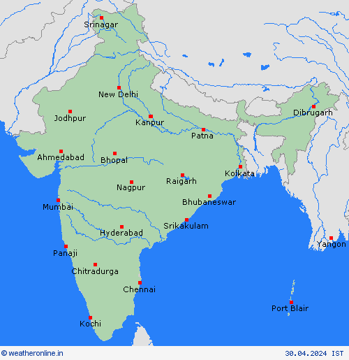  India India Forecast maps