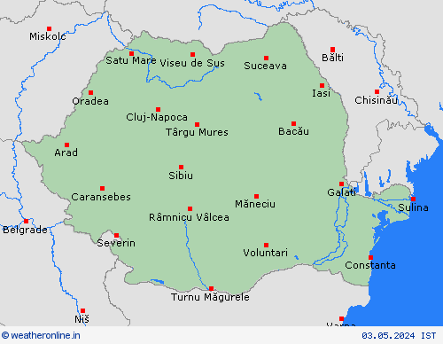  Romania Europe Forecast maps