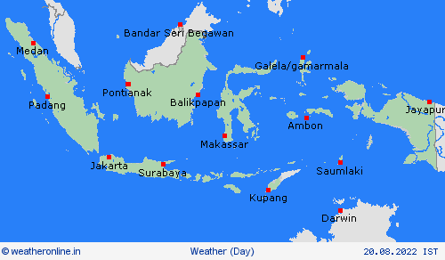 overview Indonesia Asia Forecast maps