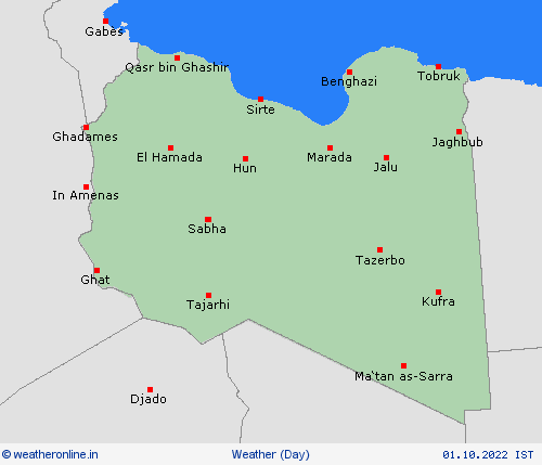 overview Libya Africa Forecast maps