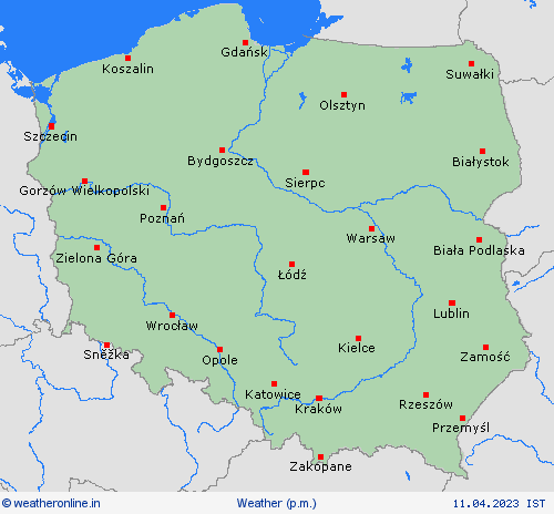 overview Poland Europe Forecast maps