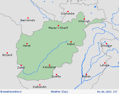 overview Afghanistan Asia Forecast maps