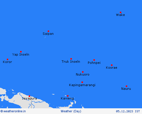 overview Nauru Pacific Forecast maps