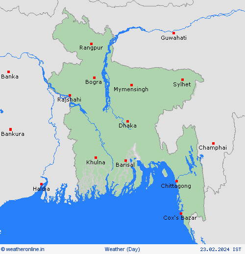 overview Bangladesh Asia Forecast maps