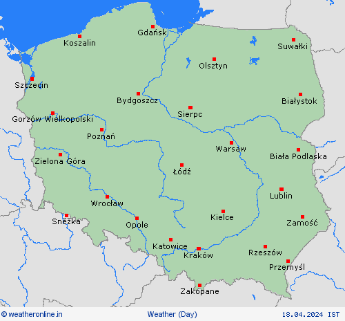 overview Poland Europe Forecast maps