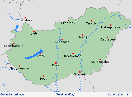 overview Hungary Europe Forecast maps